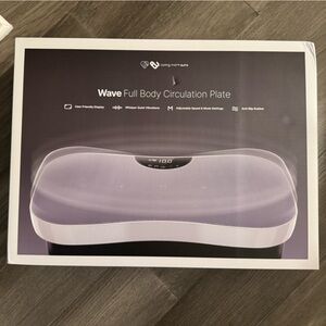 Wave Full Body Circulation Plate - White